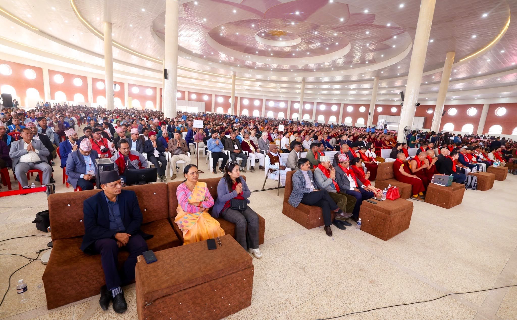 A wide view of the World Peace Program audience, from the company’s event collection.